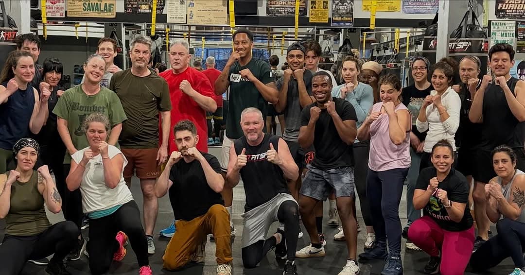 A room full of friendly bad asses
